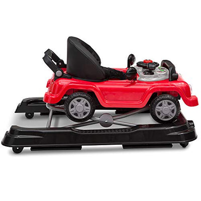 Jeep Classic Wrangler 3-in-1 Grow with Me Walker by Delta Children, Red