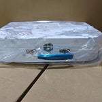 Lictin Baby Gift Set for Boys Girls, Baby Shower Gifts, Neutral Newborn Gifts Basket with Baby Blanket, Wooden Monthly Milestone Cards, Elephant Security Blanket, Rattle Socks and Wrist (Grey)