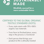 little planet by carter's Boy 3-pack Long Sleeve Bodysuits made with Organic Cotton, Navy, Grey, Green, 6M