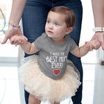 Tstars I Have the Best Mom Ever Newborn Outfit Gift for New Moms Mother's Day Baby Bodysuit Newborn Gray