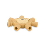 Itzy Ritzy - Ritzy Teether for Molars - Massages Sore Gums & Reaches Back Molars - Silicone Baby Teething Toy with Multiple Textures & Flexible Design - Teething Relief for 3 Months & Up (Lion)