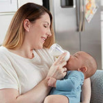 NUK Simply Natural Baby Bottle with SafeTemp