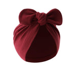QandSweat 0-24 Months Newborn Girls' Hats Cotton Cap Infant Hat Baby Shower (Rabbit Ear 9Pack)