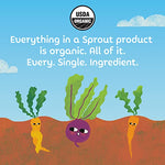 CoComelon Sprout Organic Baby Food, Toddler Snacks, Oatmeal Chocolate Chip Wafflez, Single Serve Waffles (5 Count)
