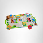 Melissa & Doug Take-Along Town Play Mat (19.25 x 14.25 inches) with 9 Soft Vehicles