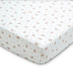 Delta Children Fitted Crib Sheets for Girls and Boys - Crib Sheet for Standard Crib and Toddler Mattresses - 28x52 Inch (Pack of 2), Pink Floral