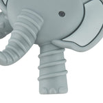 Itzy Ritzy - Ritzy Teether for Molars - Massages Sore Gums & Reaches Back Molars - Silicone Baby Teething Toy with Multiple Textures & Flexible Design - Teething Relief for 3 Months & Up (Elephant)