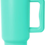 Simple Modern 40 oz Trek Tumbler with Handle and Straw Lid | Cup Holder Friendly Insulated Stainless Steel Travel Mug | Almond Birch