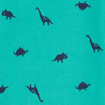Simple Joys by Carter's Baby 3-pack Rompers, Blue Stripe/Turquoise Dino/Grey Navy, 3-6 months