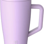 BrüMate Era 40 oz Tumbler with Handle and Straw | 100% Leakproof Insulated Water Bottle Tumbler with Lid and Flexible SoftSip Straw | Made of Stainless Steel | Cup Holder Friendly | 40oz (Dark Aura)