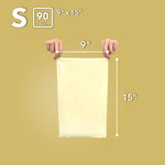 BOS, Odor-Sealing Dirty Diaper Trash Bags - Disposable Bags - Scent & Smell Free (Color: Cream Yellow) (Pack of 1)