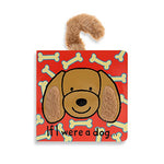 Jellycat If I were a Dog Board Book and Bashful Toffee Puppy Stuffed Animal