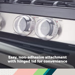 Safety 1st Child Proof Stove Knob Covers, Clear View Stove Knob Safety Covers (Set of 5)