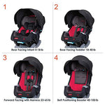 Baby Trend Cover Me™ 4-in-1 Convertible Car Seat, Dark Moon