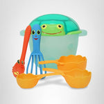 Melissa & Doug Sunny Patch Seaside Sidekicks Sand Baking Set-Beach Toy, Outdoor Play for Kids Ages 3+
