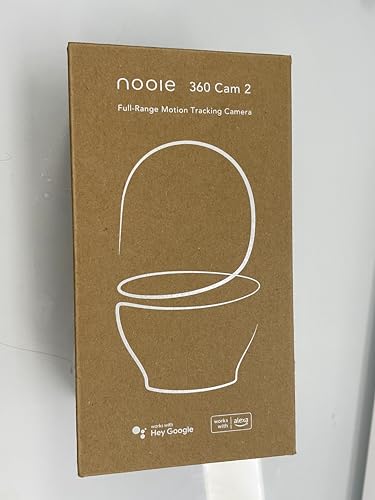 nooie Baby Monitor, Dog Camera with Phone App, 2K Cat Camera, 360 WiFi Indoor Camera for Home Security, AI Motion Tracking, Two-Way Audio, Compatible with Alexa, 2.4Ghz WiFi Only, SD or Cloud Storage