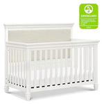 Namesake Darlington 4-in-1 Convertible Crib in Warm White, Greenguard Gold Certified