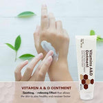 MEDca Vitamin A & D Diaper Rash Ointment- Protectant Cream for Sensitive Baby Skin - Lanolin & Petrolatum Formula, Dry-Cracked Hands/Feet/Face Skin, 1oz Tube, Pack of 6