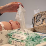 Pura Baby Wipes 3 x 60 per pack (180 Wipes) 100% Plastic-Free & Plant Based Wipes, 99% Water, Suitable for Sensitive & Eczema-prone Skin, Fragrance Free & Hypoallergenic, EWG, Cruelty Free (Pack of 2)