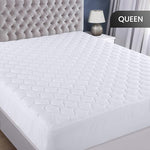 Utopia Bedding Waterproof Mattress Protector, Queen Mattress Pad, Quilted Fitted Cover Stretches up to 16 Inches Deep (White)
