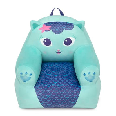 Delta Children - Gabby's Dollhouse Cozee Buddy Kids Chair, Blue