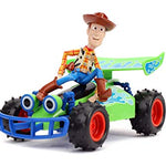 Jada Toys Jada Disney Pixar Toy Story 4 Turbo Buggy W/Woody Radio Control Vehicle, 2.4 Ghz, 1: 24