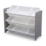 Delta Children MySize 9 Bin Plastic Toy Organizer - Greenguard Gold Certified, Grey