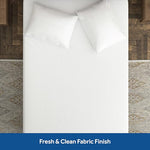 Sealy Complete Protection Waterproof Stain Protection Antimicrobial Soft Comfort Top PerfectGrip Stretch Sidewalls Machine Washable Fitted Mattress Protector, King Size, White
