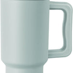 Simple Modern 40 oz Trek Tumbler with Handle and Straw Lid | Cup Holder Friendly Insulated Stainless Steel Travel Mug | Almond Birch