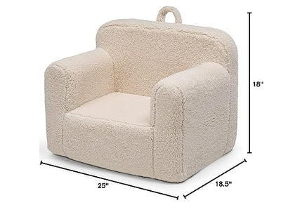 Delta Children Cozee Sherpa Chair, Cream