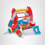 Melissa & Doug Toolbox Fill and Spill Toddler Toy with Vibrating Drill (9 pcs)