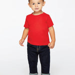 RABBIT SKINS Infant 100% Cotton Jersey Short Sleeve Tee, Ash, 24 Months