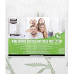 Utopia Bedding Waterproof Cooling Mattress Protector Twin Size, 200 GSM Viscose Made from Bamboo Mattress Cover, Fits 15 Inches Deep, Fitted Style with Stretchable Pockets