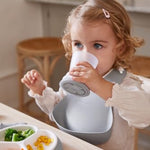 BabyBjörn Dinnerware Set, 8 pcs, Gray