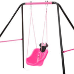 Disney Minnie Mouse 2-in-1 Outdoor Swing by Delta Children – for Babies and Toddlers – Full Bucket Seat