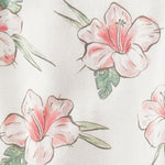 little planet by carter's Baby3-pack Short Sleeve Bodysuits made with Organic Cotton, Hibiscus, 9M