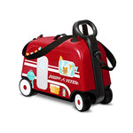 Radio Flyer 3-in-1 Happy Traveler Camper, Ride on Toy, Toddler Carry-On Storage, Ages 2-5