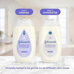 Johnson's Sensitive Care Baby Body Wash & Shampoo, Daily Moisturizing 2-in-1 Baby Wash & Shampoo to Gently Cleanse Dry, Sensitive Skin, Lightly Scented, Tear-Free, Hypoallergenic, 13.6 fl. oz