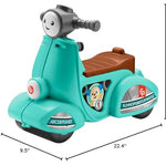 Fisher-Price Toddler Ride-On Toy Laugh & Learn Smart Stages Cruise Along Scooter with Lights Music & Learning for Infants Ages 1+ Years (Amazon Exclusive)