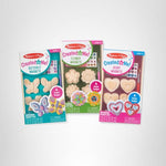 Melissa & Doug Created By Me! Paint & Decorate Your Own Wooden Magnets Craft Kit – Butterflies, Hearts, Flowers - Kids Craft Kits, Great Activity For Rainy Days And Party Favors, Ages 4+