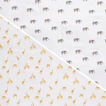 Delta Children 100% Cotton Flannel Baby Receiving Blankets for Girls and Boys – 30x30 Inches (Pack of 2), Safari Friends