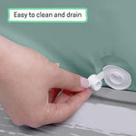 Ingenuity Tuckaway Toddler Folding Tub, Converts Shower to Tub, Folds to Store, Easy to Clean, No Assembly Required, Portable Baby Bathtub for Travel, 12M-5Y