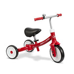 Radio Flyer Triple Play Trike, For Ages 1-3, 3-in-1 Ride-On, Tricycle or Balance Bike, Tool-Free Transformation, Adjustable Padded Seat, Pedal Storage, Ringing Bell, Steel Frame, Tricycle for Toddlers