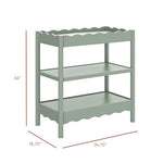 Babyletto Swell Changing Table in Light Sage, Greenguard Gold Certified
