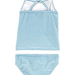 Carter's Baby Girl's Two-Piece Swimsuit Swimwear, Blue pom, 3 Months