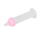 AYQEBNC Syringe Breast Pump, Manual Breast Pump Soft Comfortable Lightweight Portable Pink Cover for Travel