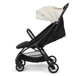 Jeep Altitude Compact Travel Stroller by Delta Children Greenguard Gold, Easy One Hand Fold, Lightweight, Extendable Canopy with Peek-a-Boo Window, Reclining Seat, 4 Wheel Suspension, Tan