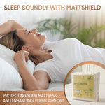 Waterproof Organic Mattress Protector King - Organic Cotton Breathable Mattress Pad Cover - 200 GSM Comfort - Deep Pocket - Fitted Comfort