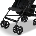 Jeep PowerGlyde Stroller by Delta Children Lightweight Travel Stroller with Smoothest Ride & Compact Fold, 3-Position Recline, Extra Large Storage Basket, Olive Green