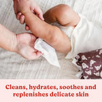 Huggies Calm Baby Wipes, Unscented, Hypoallergenic, 6 Push Button Packs (336 Wipes Total)